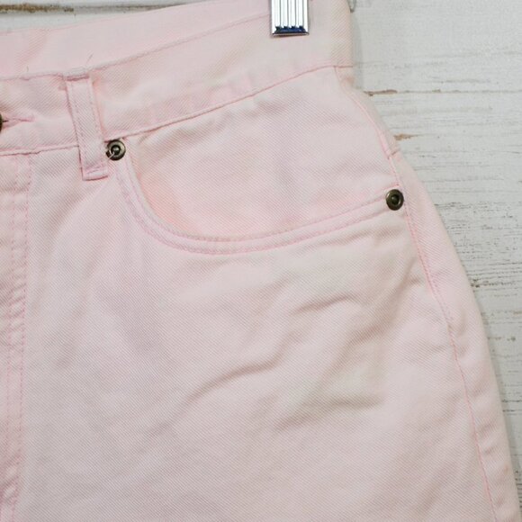Vintage CET High Waist Pink Denim Shorts - Picture 4 of 6